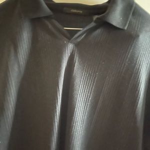 Clairborne Men Polo, short sleeves Color Black